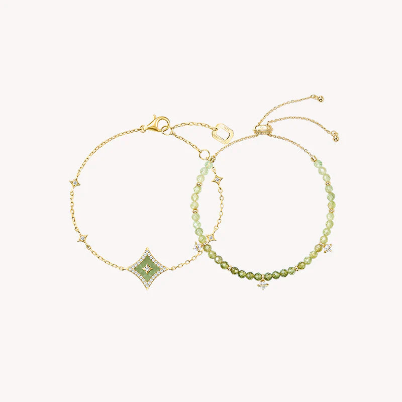 Heliocentric & Aventurine Bracelet Gift Set