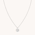 Cancer Zodiac Pendant Necklace in Silver