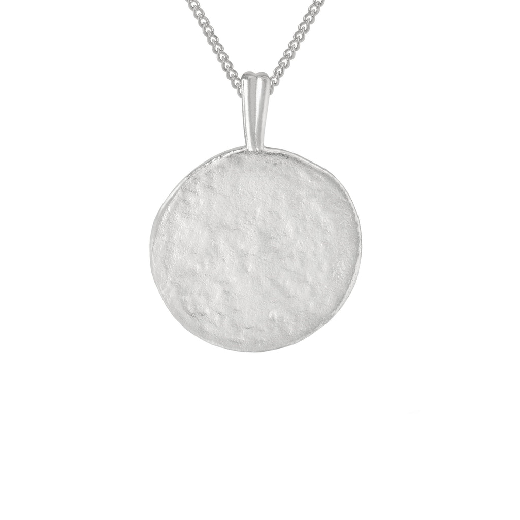Cancer Zodiac Pendant Necklace in Silver