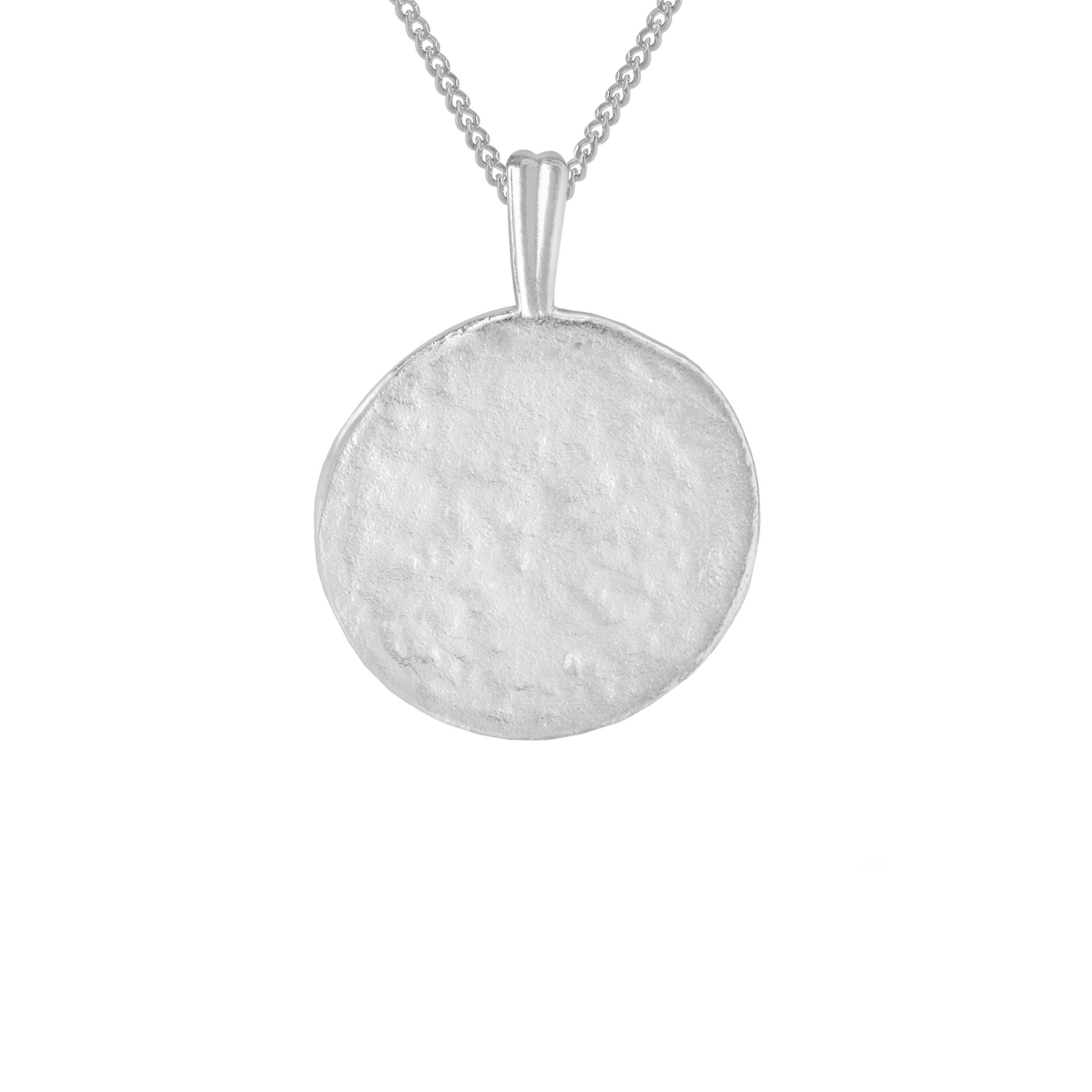 Cancer Zodiac Pendant Necklace in Silver