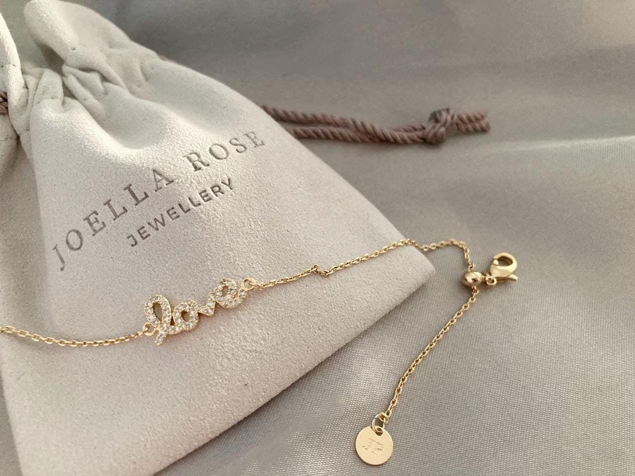 18K Gold Love Bracelet: Minimalist Friendship Jewelry, Gift for Her